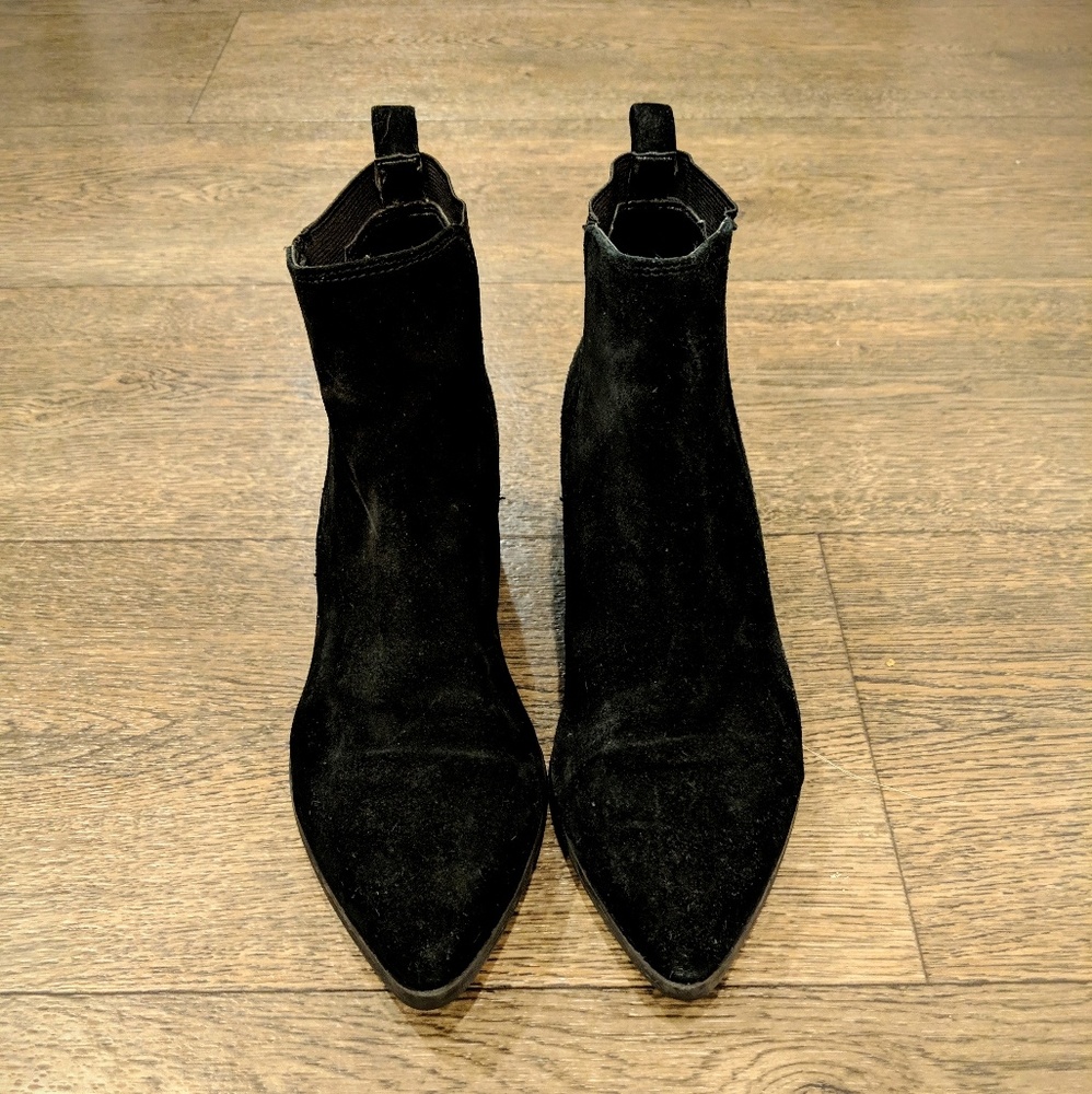 Marc Fisher suede ankle boots